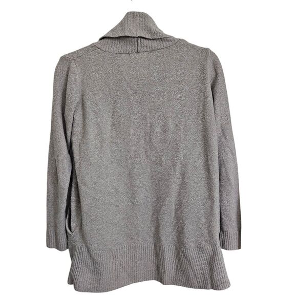 Barefoot Dreams Cozychic Lite Circle Cardigan XS‎ Small Dove Gray Sweater 452 - Picture 2 of 10